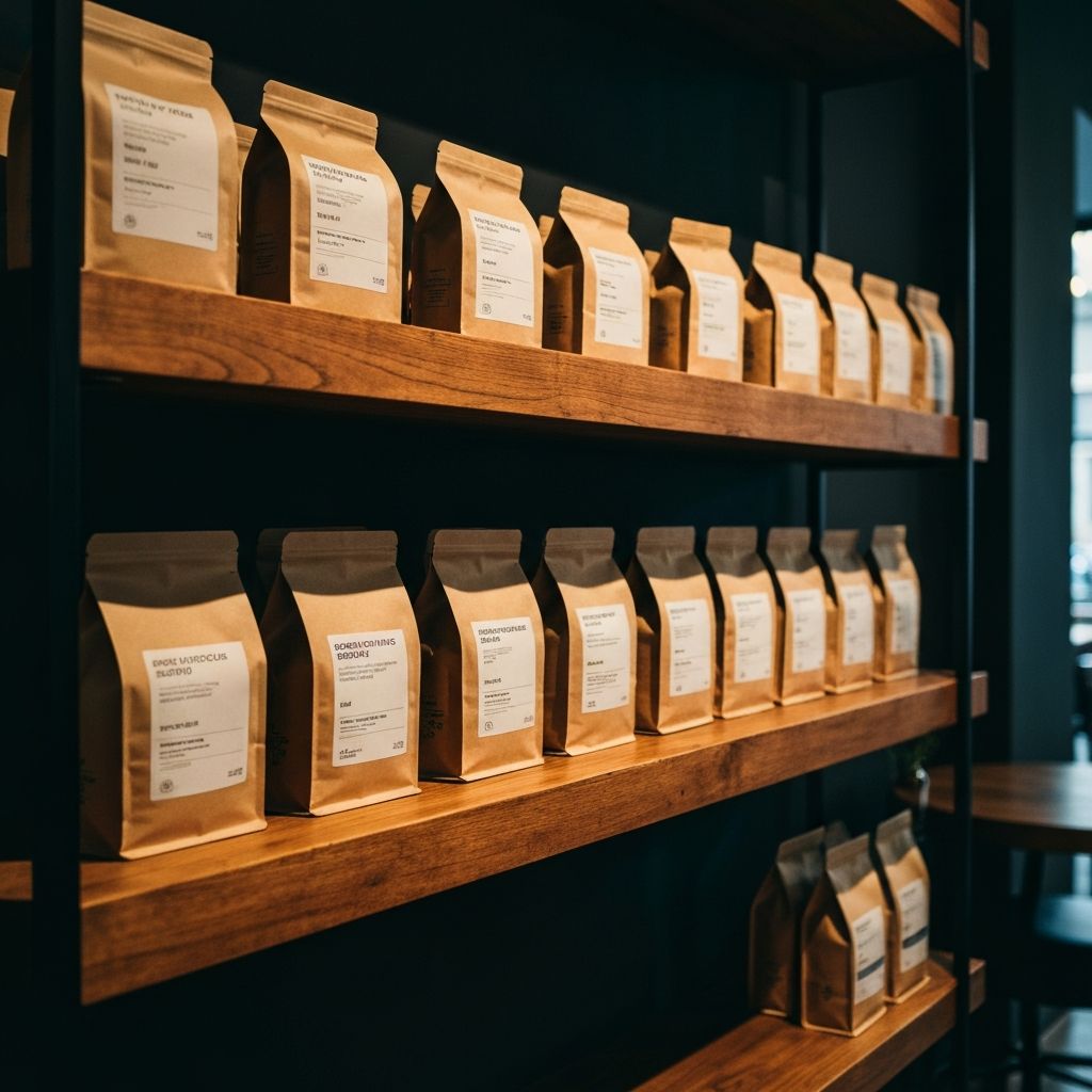 Retail coffee bags